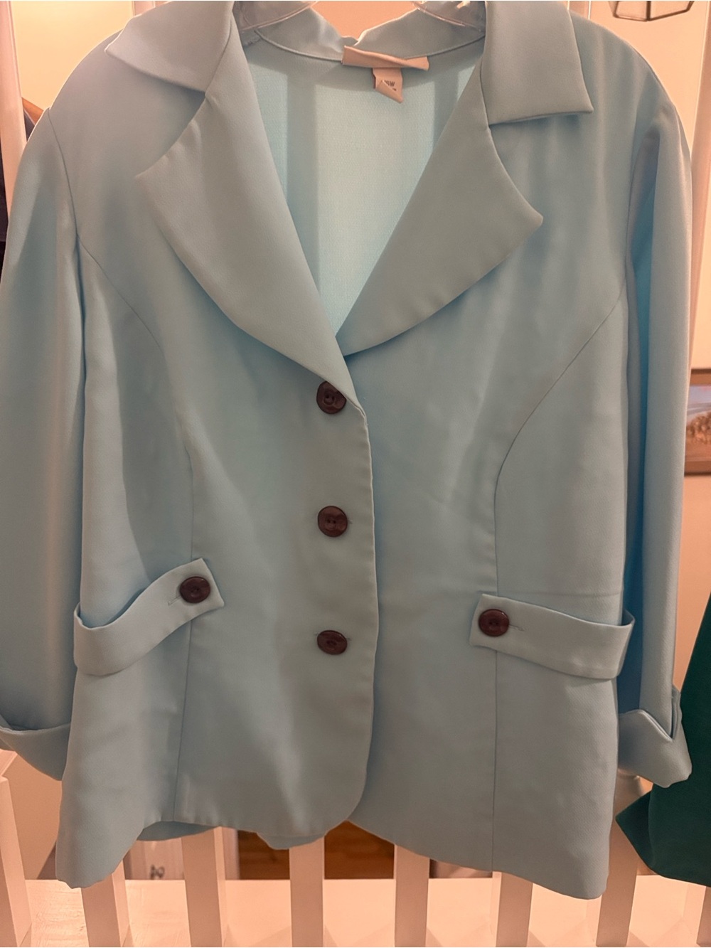 Dress Barn Light Blue Women's Blazer Jacket